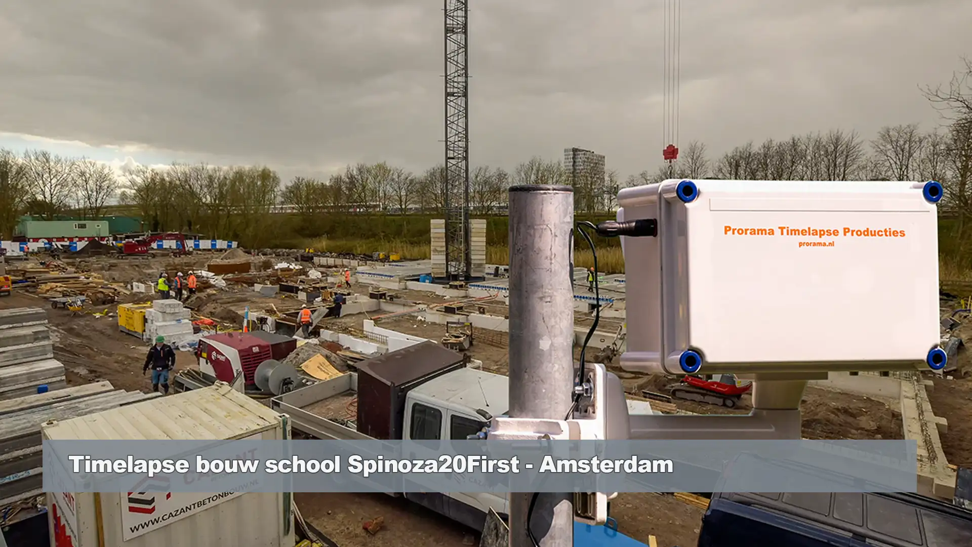 Timelapse bouw school