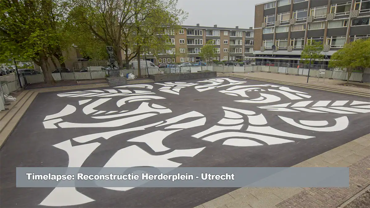 Timelapse camera voor bouwprojecten, infra en industrie: Timelapse reconstructie Herderplein - Utrecht
